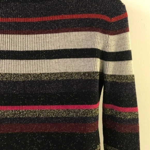 Stripe Turtleneck